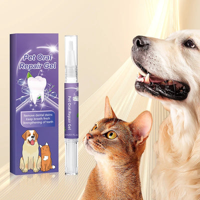 1/2/3Pcs Pet Teeth Cleaning Pen Dog Cat Tartar Plaque Remover Freshen Breath Clean Deodorant Repair Gum Pet Oral Care Gel