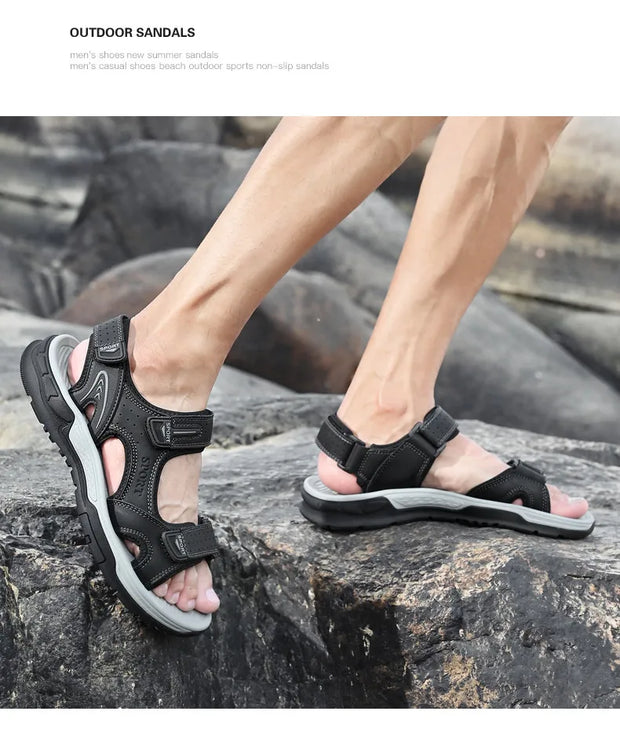 Men‘s Shoe Summer Casual Comfortable Sandals 2025 New Designer Sneakers Lightweight Outdoor Wear Beach Sandals Men's Slippers