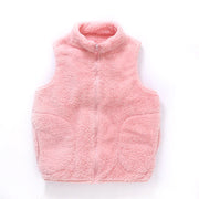 2-18 Years Autumn Winter Children Outerwear Warm Jackets Sleeveless Vest Boys Girls Thermal Soft Fleece Thick Kids Vests