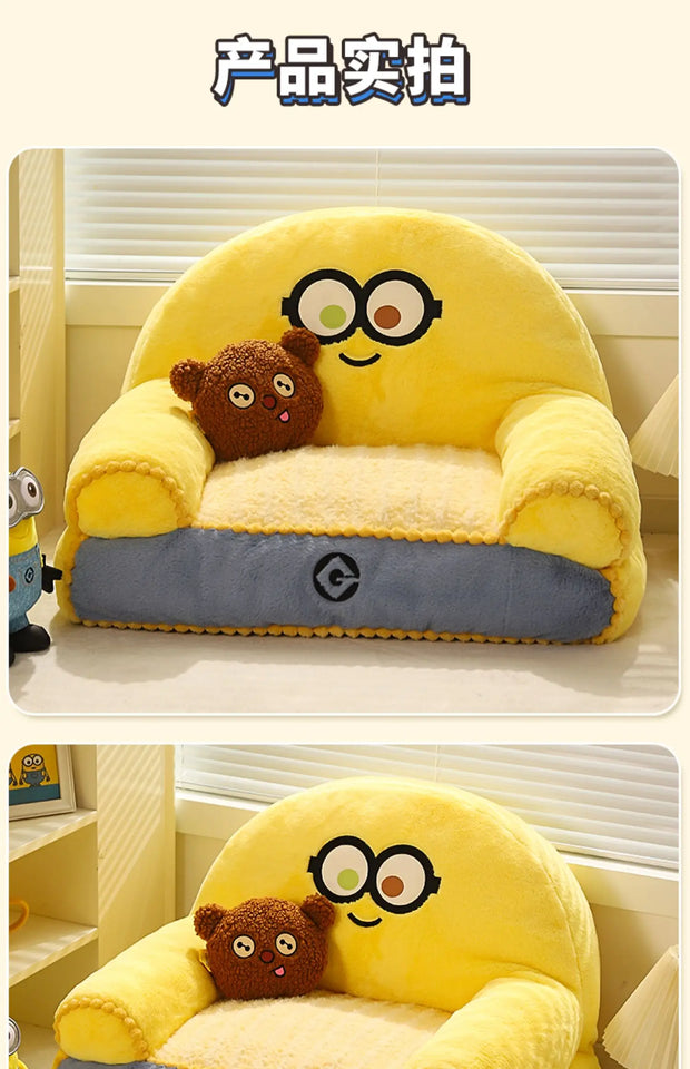 Despicable Me Minions Animation Peripheral Cartoon Cute Removable Sofa Nest Small Pet Mat Dog House Winter Warm Pet Supplies