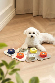 Mewoofun Dog Buttons for Communication Starter Pack Talking Buttons with Mat for Dogs & Cats Pet Sound Training Toy