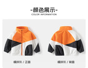 Fleece Boys Colorful Jacket Warm Thermal Autumn Toddler Girls Coat Soft Winter Kids Outwear Children's Clothes