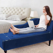Chaise Lounge Chair, Blue, Chaises Longues