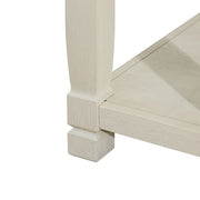 Light Brown MDF Top And White Oak Drawer Living Room Side Table